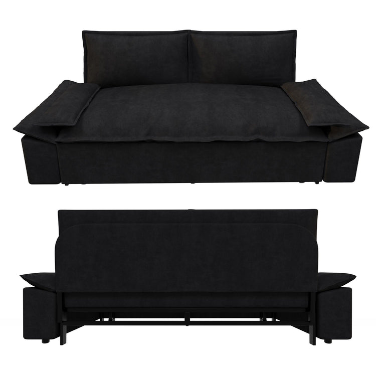 Onbeam 70" Pull Out Sofa Bed, Loveseat Queen Sleeper Sofa